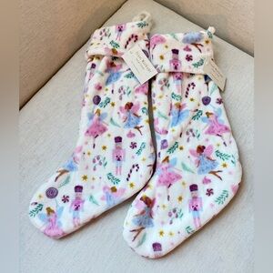 Isaac Mizrahi Holiday Nutcracker Fairy Plush Christmas Stockings